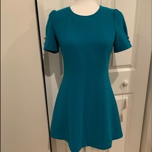Forever21 Turquoise Sheath Dress Size: Small